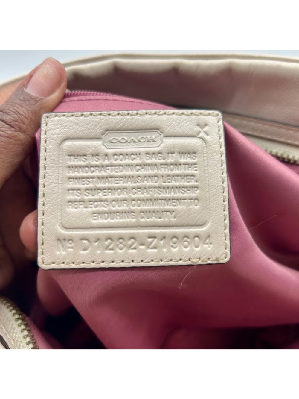 Coach White Soho Leather Satchel - Picture 11 of 11